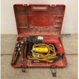 HILTI TE10 SDS HAMMER DRILL 110V (saleroom location: J08)