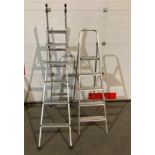 Black & Decker 3-way aluminium ladders and another ladder (saleroom location: RD2)
