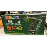 A boxed Sunmaster 600w digital hobby ballast variable power output for the complete growth cycle