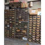 5 x STORAGE WITH VARIOUS ELECTRONIC COMPONENTS (saleroom location: Frank Eastwood & Co Ltd - 454,