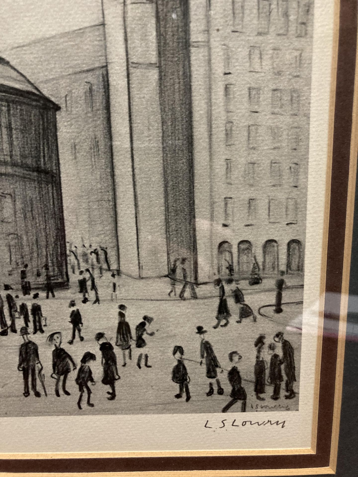 † L S Lowry (1887-1975), 'Reference Library', lithograph on paper, signed in pencil, - Image 13 of 17