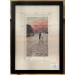 † Peter Brook (1927-2009), 'Pennine Sunset', limited edition print,
