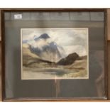† CW Edwards RI RBA (1902-1982), 'A Mountain Tarn', watercolour, signed to bottom right,