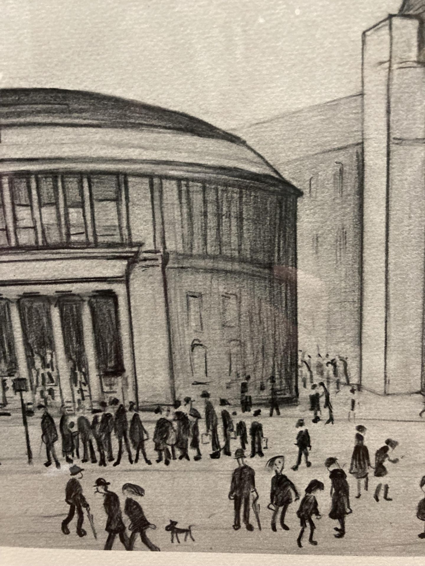 † L S Lowry (1887-1975), 'Reference Library', lithograph on paper, signed in pencil, - Image 11 of 17