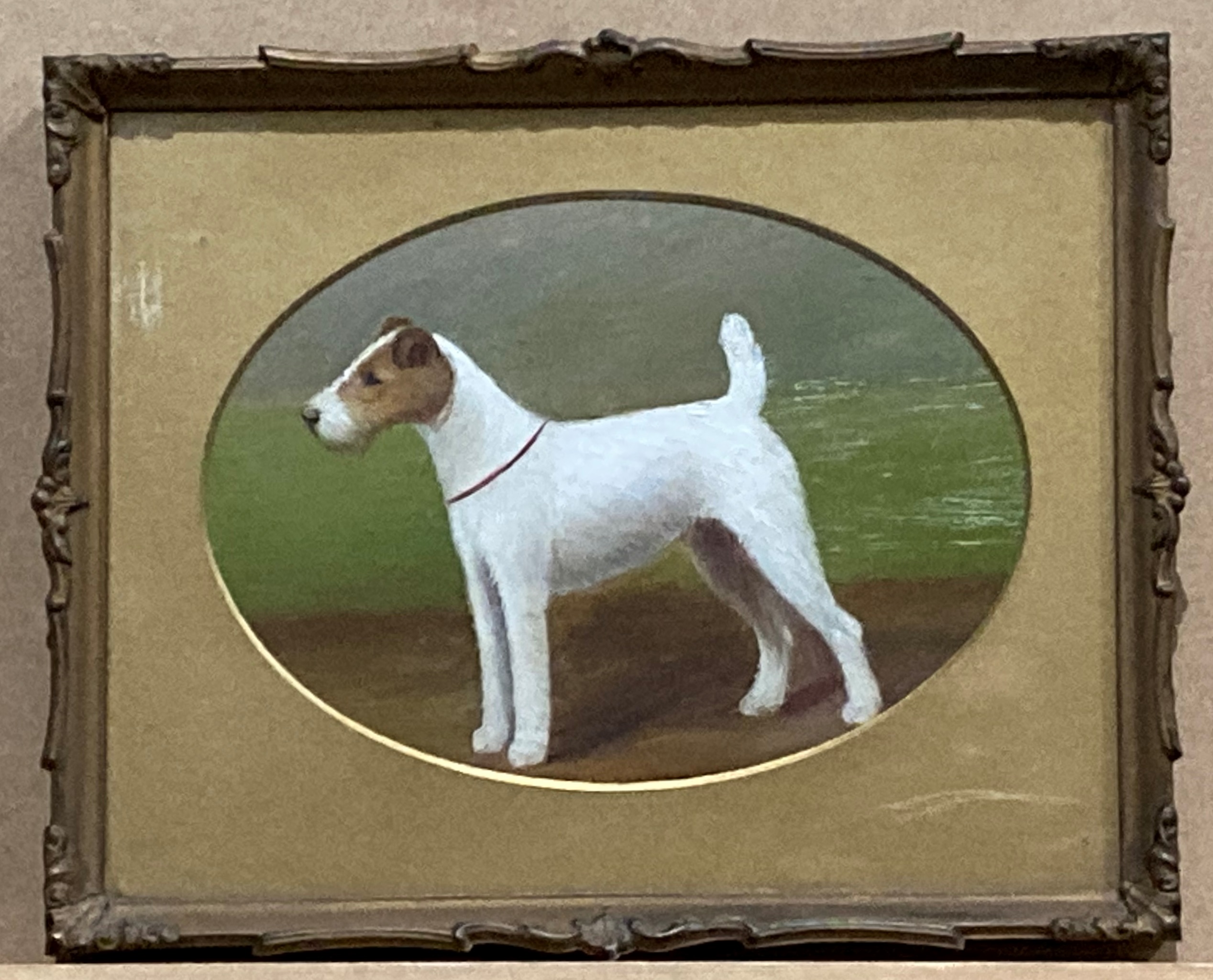 H Crowther 1923, 'Stapenhill Wiregirls Legacy', study of a fox terrier, oil on canvas, - Image 9 of 32