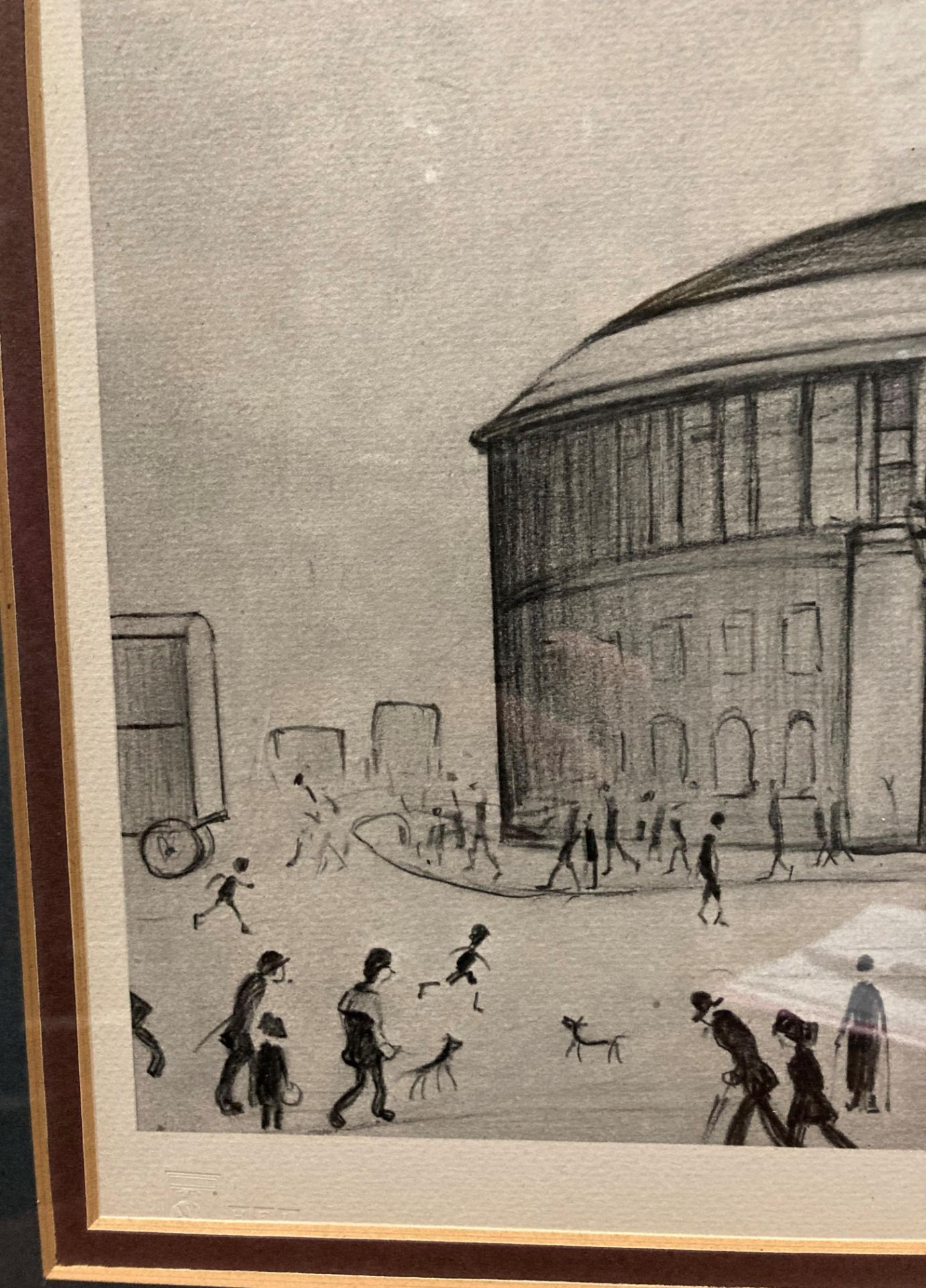 † L S Lowry (1887-1975), 'Reference Library', lithograph on paper, signed in pencil, - Image 7 of 17