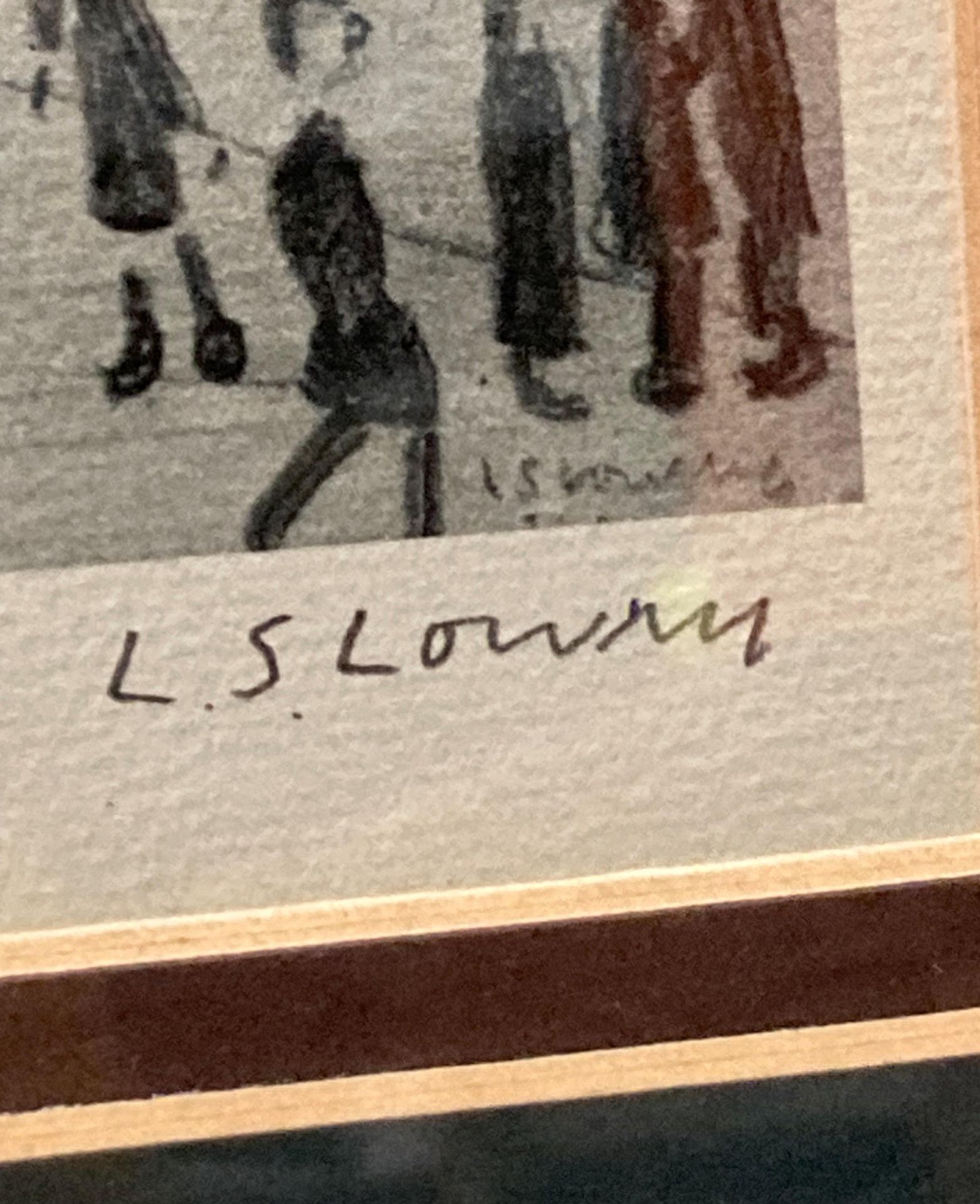 † L S Lowry (1887-1975), 'Reference Library', lithograph on paper, signed in pencil, - Image 3 of 17