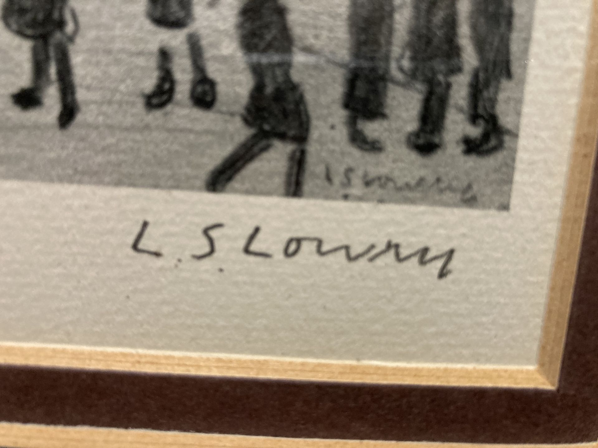 † L S Lowry (1887-1975), 'Reference Library', lithograph on paper, signed in pencil, - Image 15 of 17