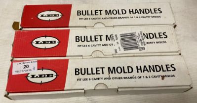 3 Items - Lee bullet mould handles (U02)