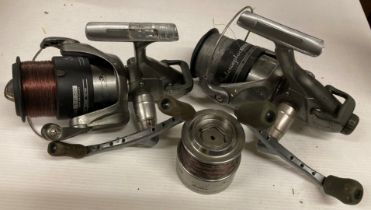 2 x Okuma Interceptor 50 fishing reels (T12)