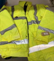 Fred Seigel high-visibility bomber jacket (size XXL) (L11)