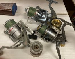 3 x Fishing reels by Leeda 7000,