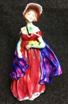 Royal Doulton Lady April figurine 19cm high (saleroom location Y05 2)