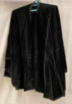 A velvet shawl/poncho-style jacket by St Michaels (no size visible) (saleroom location: H05 RAIL)