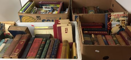 Contents to four boxes - eighty-five books including fiction and reference (saleroom location: P03