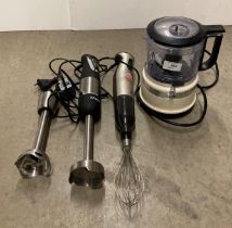 Two electric emulsifiers/whisks by Agaro (no test,