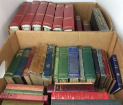 Two boxes containing thirty plus books including six volumes of animal life partworks,