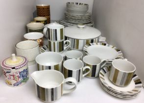 Fifty-one items including forty four pieces of Midwinter dinner/tea service (one teacup hairline