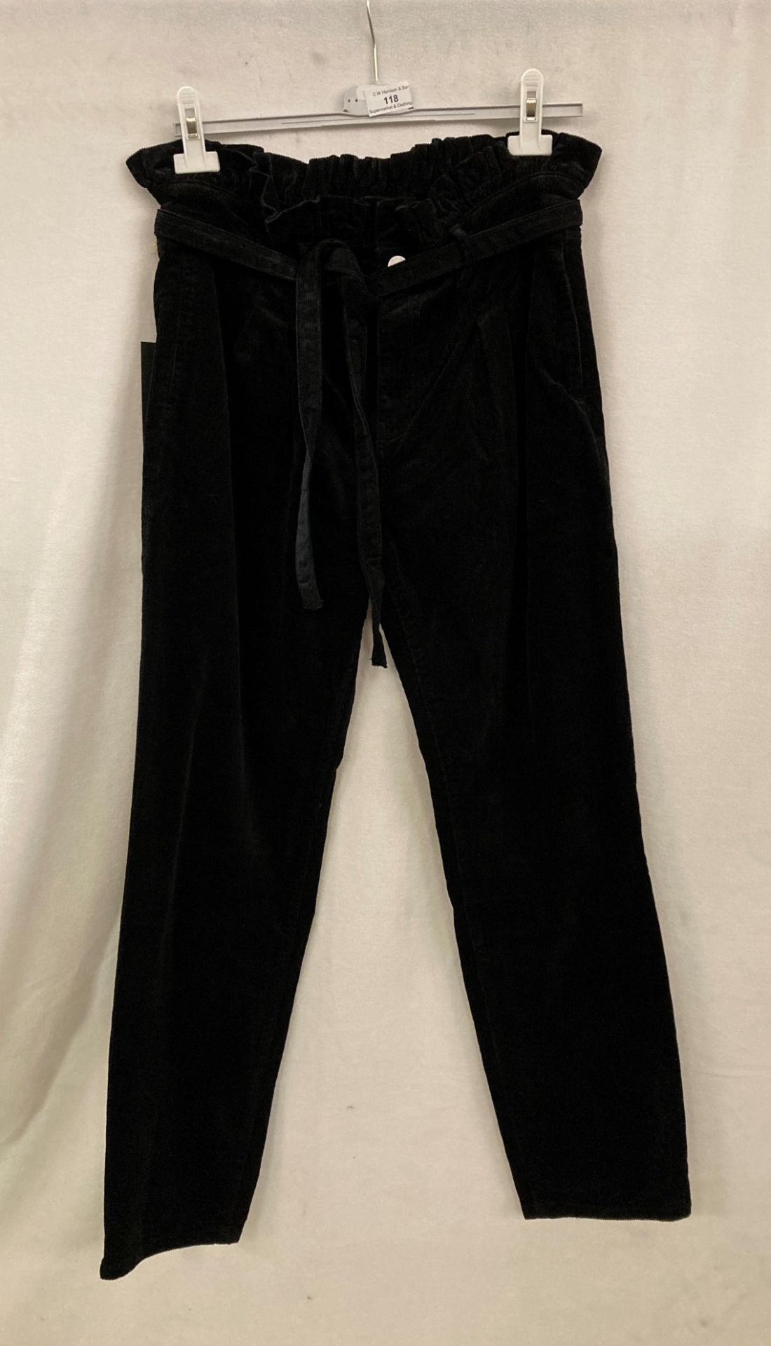 10 x Pro Redial Paris black corduroy high waist jeans, sizes 6, 8, 10,
