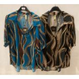 14 x Port Original Italian-style blouses with link chain design,