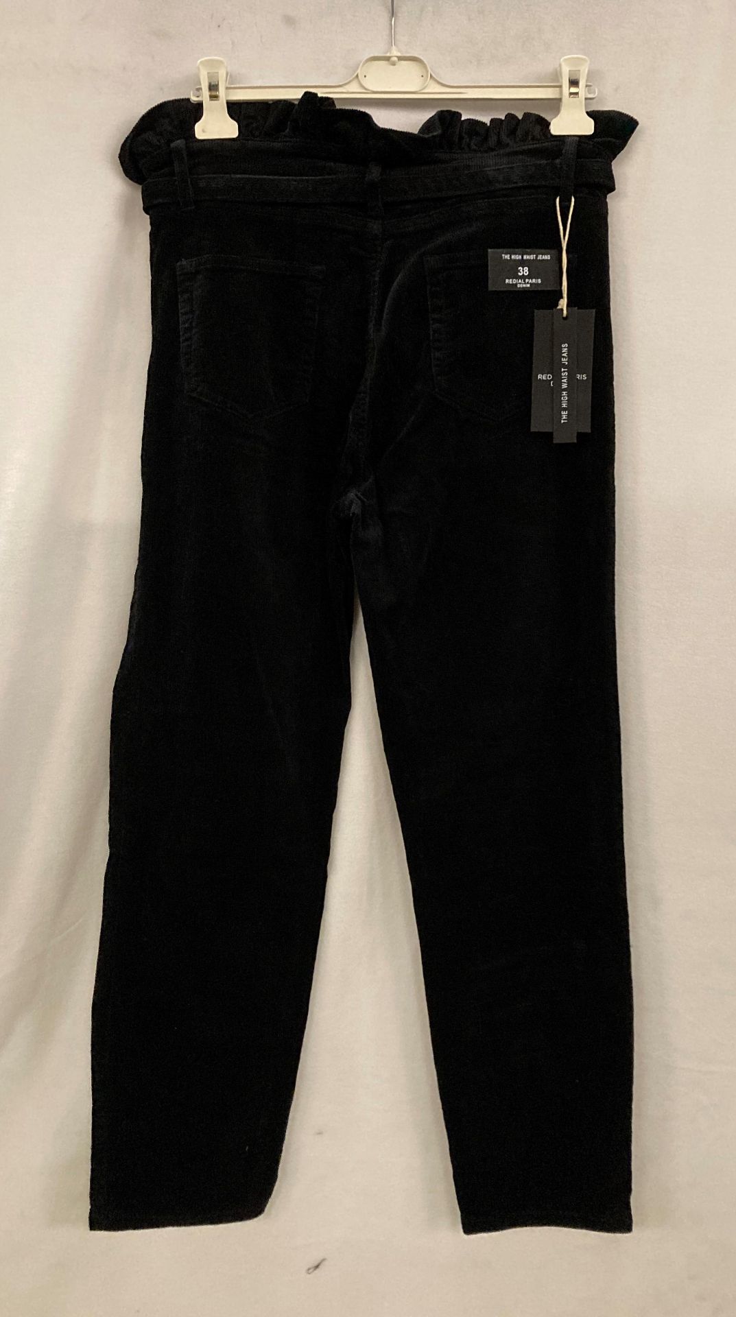 10 x Pro Redial Paris black corduroy high waist jeans, various sizes - sizes 6, 8, 10, - Image 2 of 2