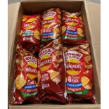 Contents to box - 16 x 6 packs of Walkers crisps in assorted flavours (saleroom location: F13)