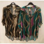 10 x Port Original Italian-style blouses with link chain design,