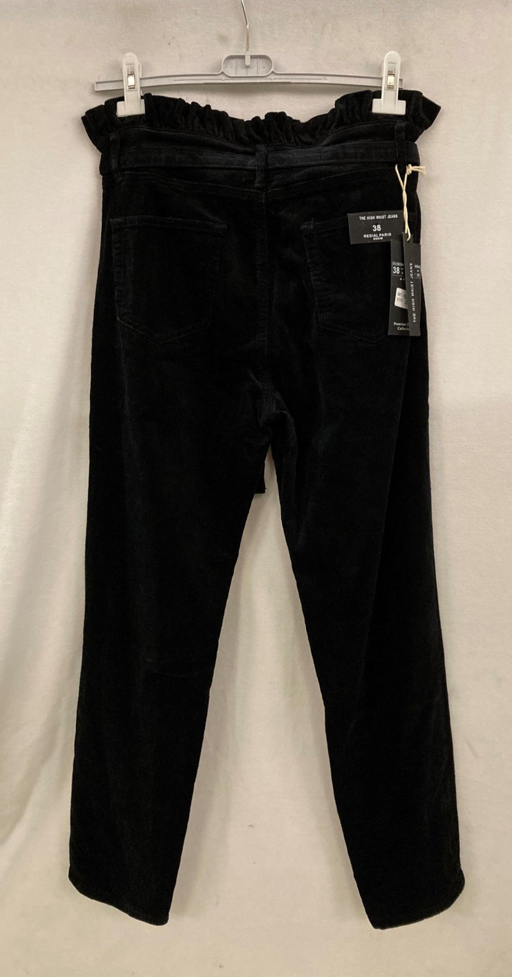 10 x Pro Redial Paris black corduroy high waist jeans, sizes 6, 8, 10, - Image 2 of 2