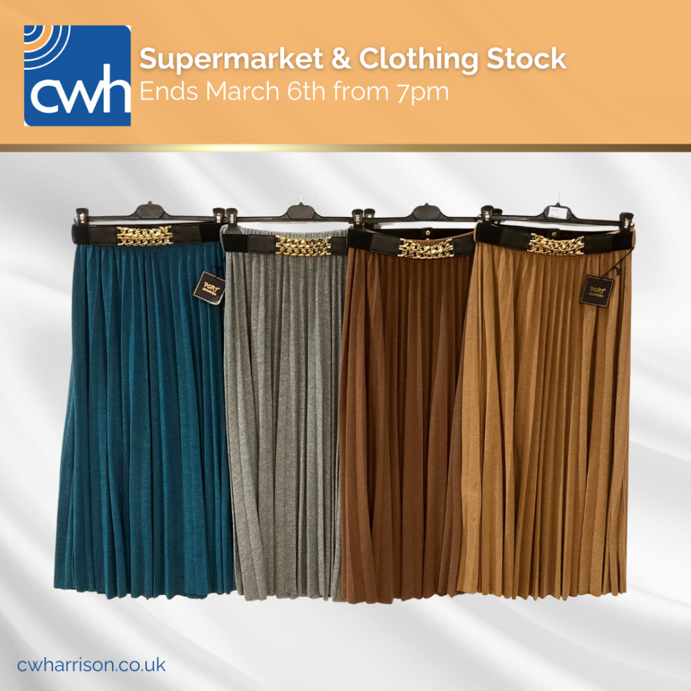 Supermarket & Clothing Stock, Wet Stock and Catering Equipment