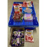 Contents to tray - 4 x assorted display boxed and contents - Freddos, Troffyum, Parma Violets,