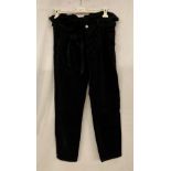 10 x Pro Redial Paris black corduroy high waist jeans, various sizes - sizes 6, 8, 10,