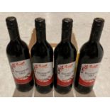 4 x 750ml bottles of Blossom Hill red wine (saleroom location: F13)
