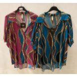 10 x Port Original Italian-style blouses with link chain design,