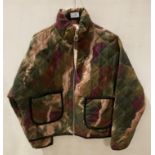 6 x Izeta Otto jackets with zip fastening in camo print,