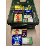 Contents to tray - assorted tea including Yorkshire Tea, Clipper, PG and Tetley,