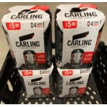 16 x 500ml cans of Carling original larger (saleroom location: F13)