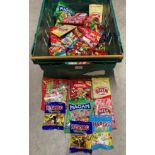 Contents to tray - 50 x assorted bags of sweets by Haribo, Maoam, Maynards Bassett's Wine Gums,