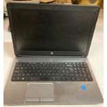 HP ProBook 650 G1 laptop Intel I5 4GB RAM 500GB HD - no power lead (M12)