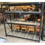 Manrac Whalen 970KG 180cm x 180cm x 60cm 4-tier sturdy metal shelving unit and 5-tier shelving unit