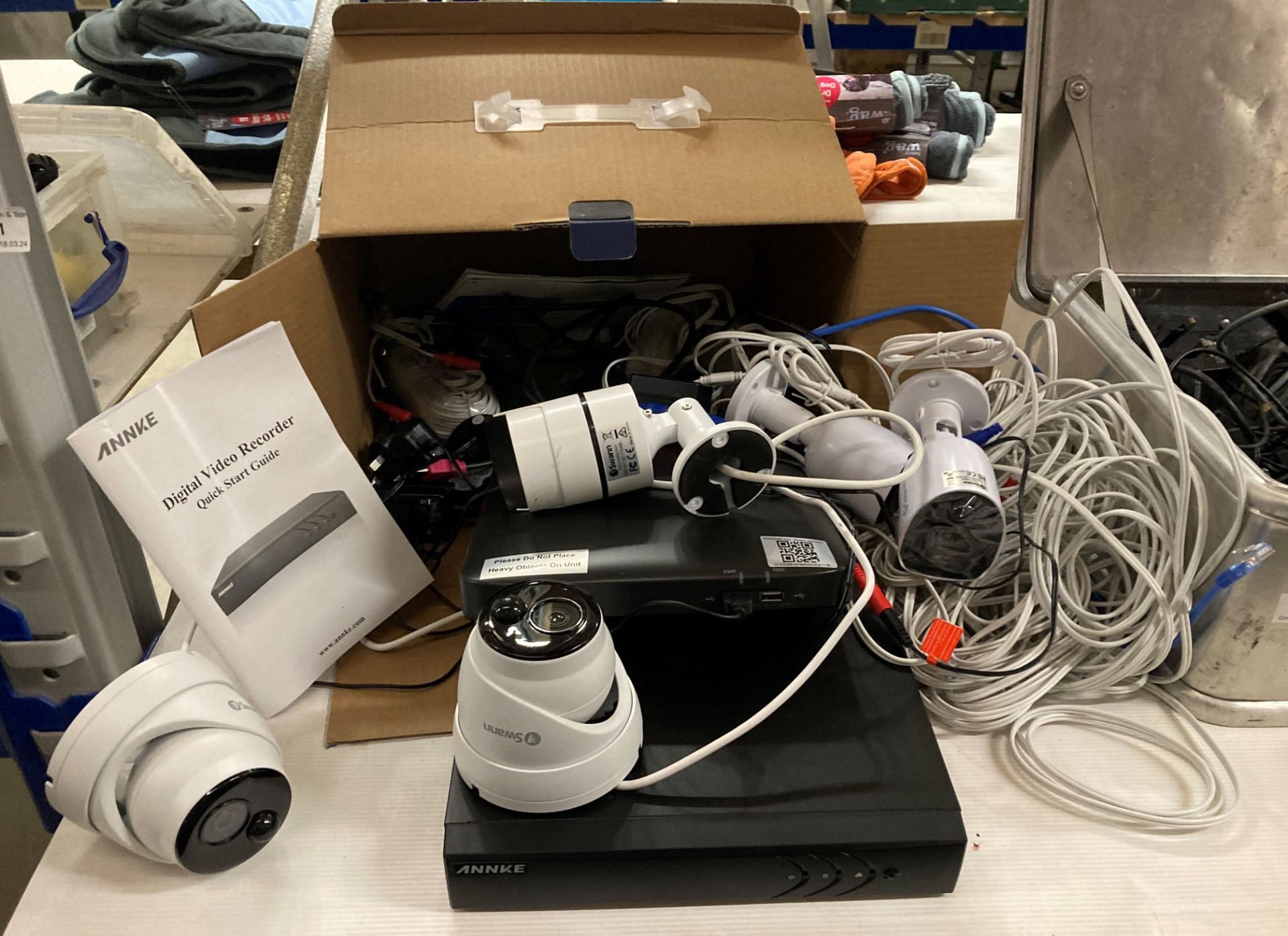 Swann security camera system to include 6 1080P cameras, a Swann HD ...