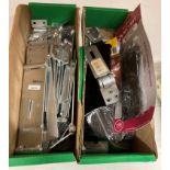 5 x Large heavy-duty Hasp & Staples (H12)