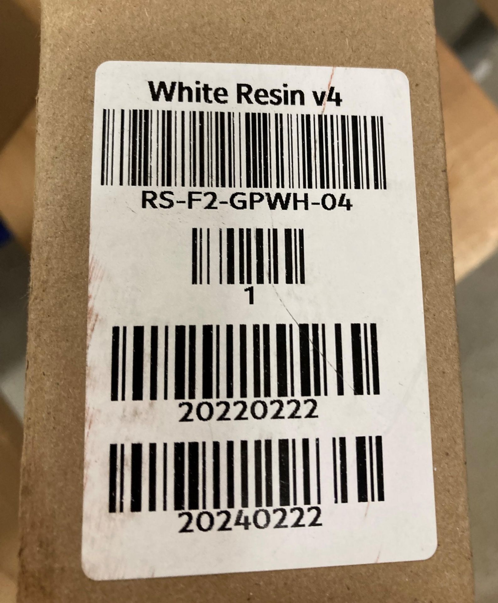 5 Formlabs Photopolymer Resin Cartridges - white resin V4 (K10) - Image 2 of 2