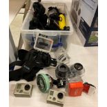 Contents to box - quantity of GoPro accessories (saleroom location: D07)