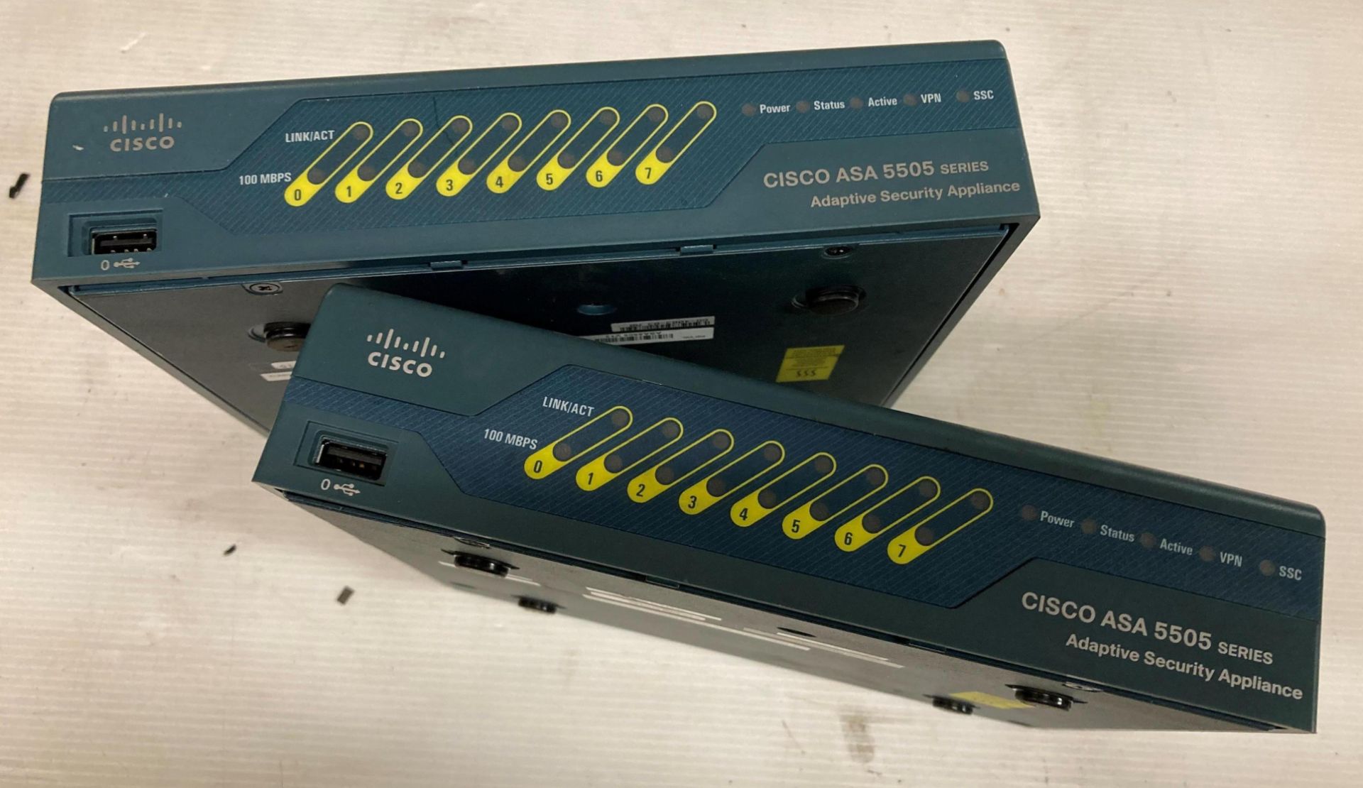 2 x Cisco ASA 5505 8 port switches (no tests) (J10)