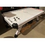 MD Sports electronic air hockey table complete with 4 paddles and a puck