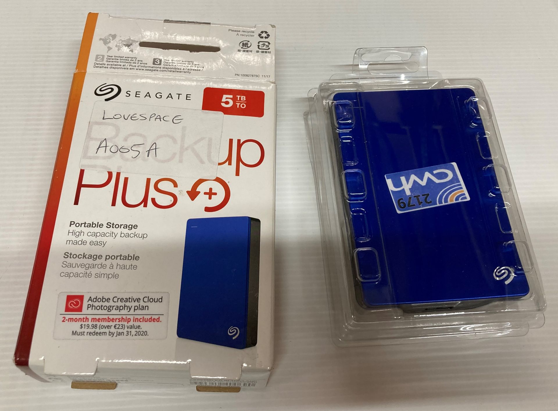 Seagate Backup Plus external drive 5Tb HD (M12)
