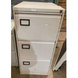 Metal 3-drawer filing cabinet (MA1)