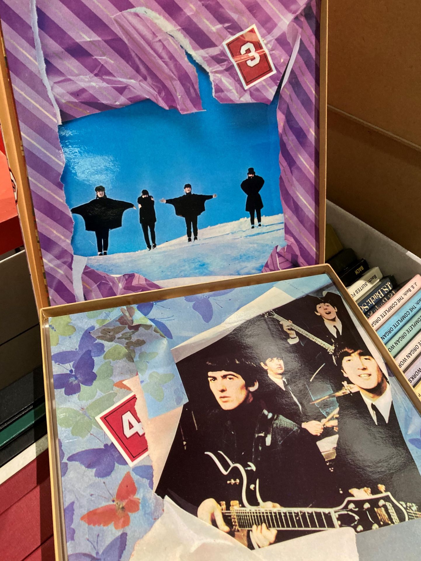 Contents to two boxes - 13 assorted easy listening LP box sets including The Beatles box set from - Image 3 of 3