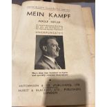 Adolf Hitler 'Mein Kampf' - Hutchinson's Illustrated Edition 1939 unexpurgated (Saleroom location: