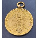 Sir Henry Fowler interest - a 9ct gold London Midland Scottish Railway Ambulance Centre medal for